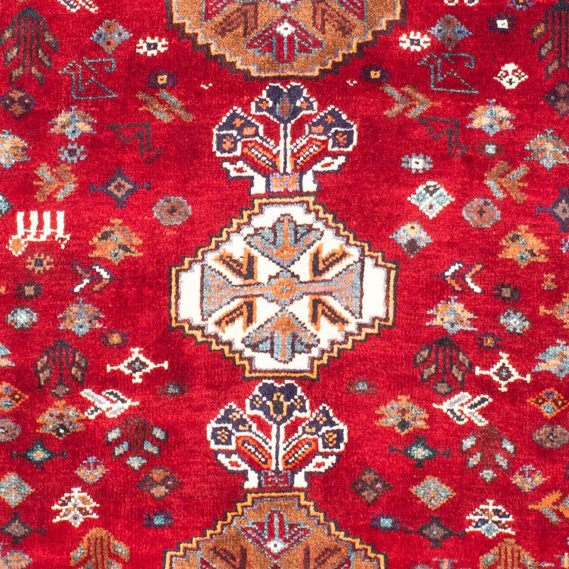 Persisk tæppe - Nomadisk - 157 x 119 cm - mørkerød