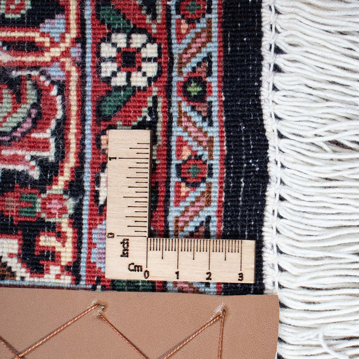 Persisk tæppe - Bijar - 203 x 127 cm - mørkeblå