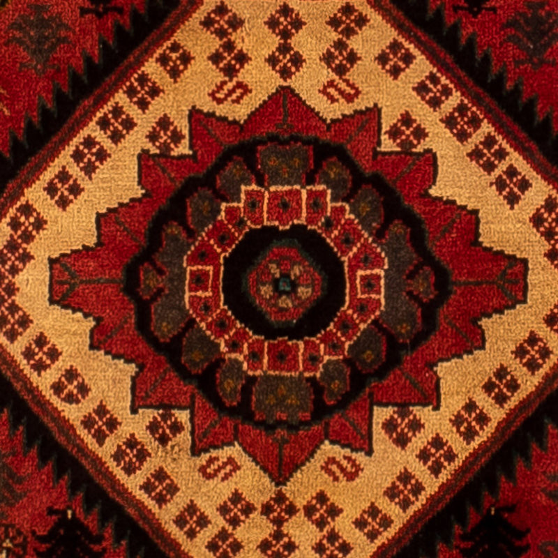 Persisk tæppe - Nomadisk - 273 x 203 cm - mørkerød