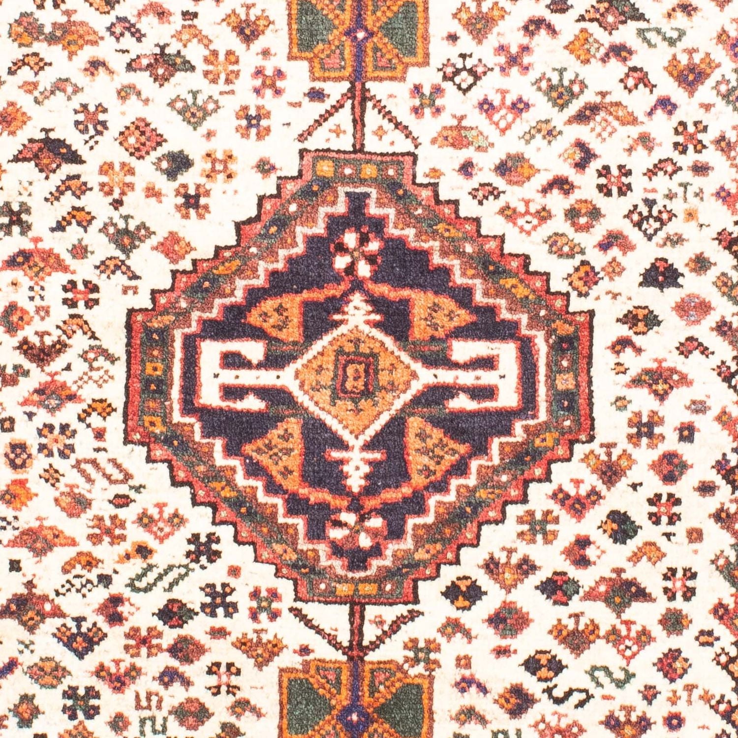 Persisk tæppe - Nomadisk - 148 x 103 cm - beige