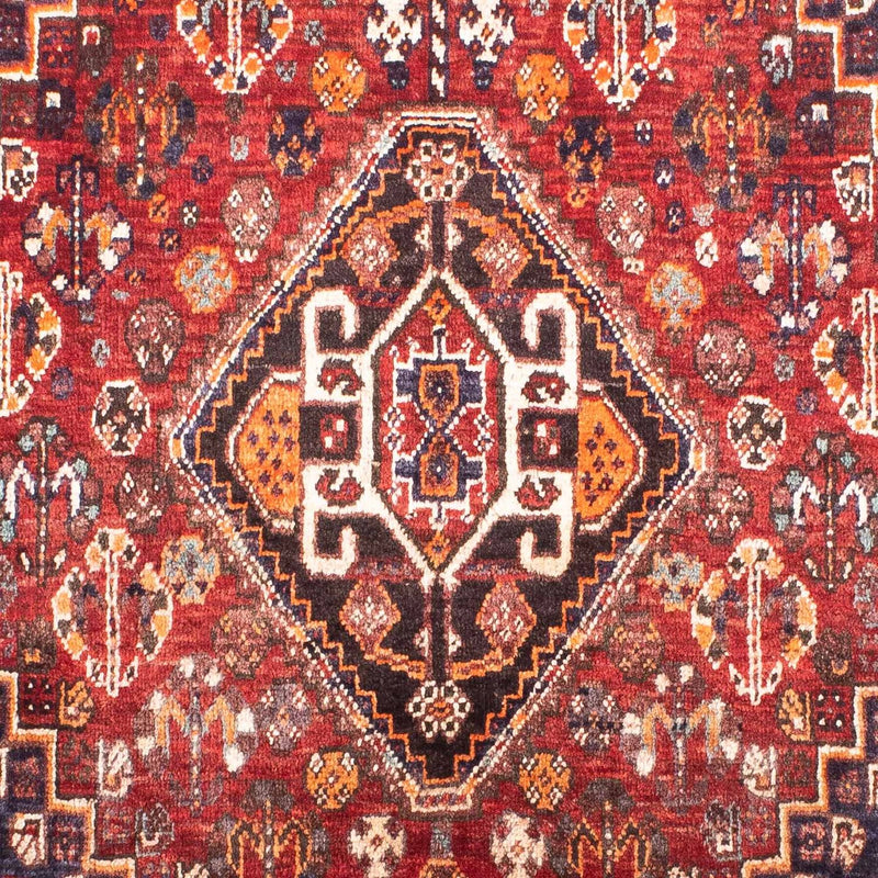 Persisk tæppe - Nomadisk - 160 x 119 cm - mørkerød