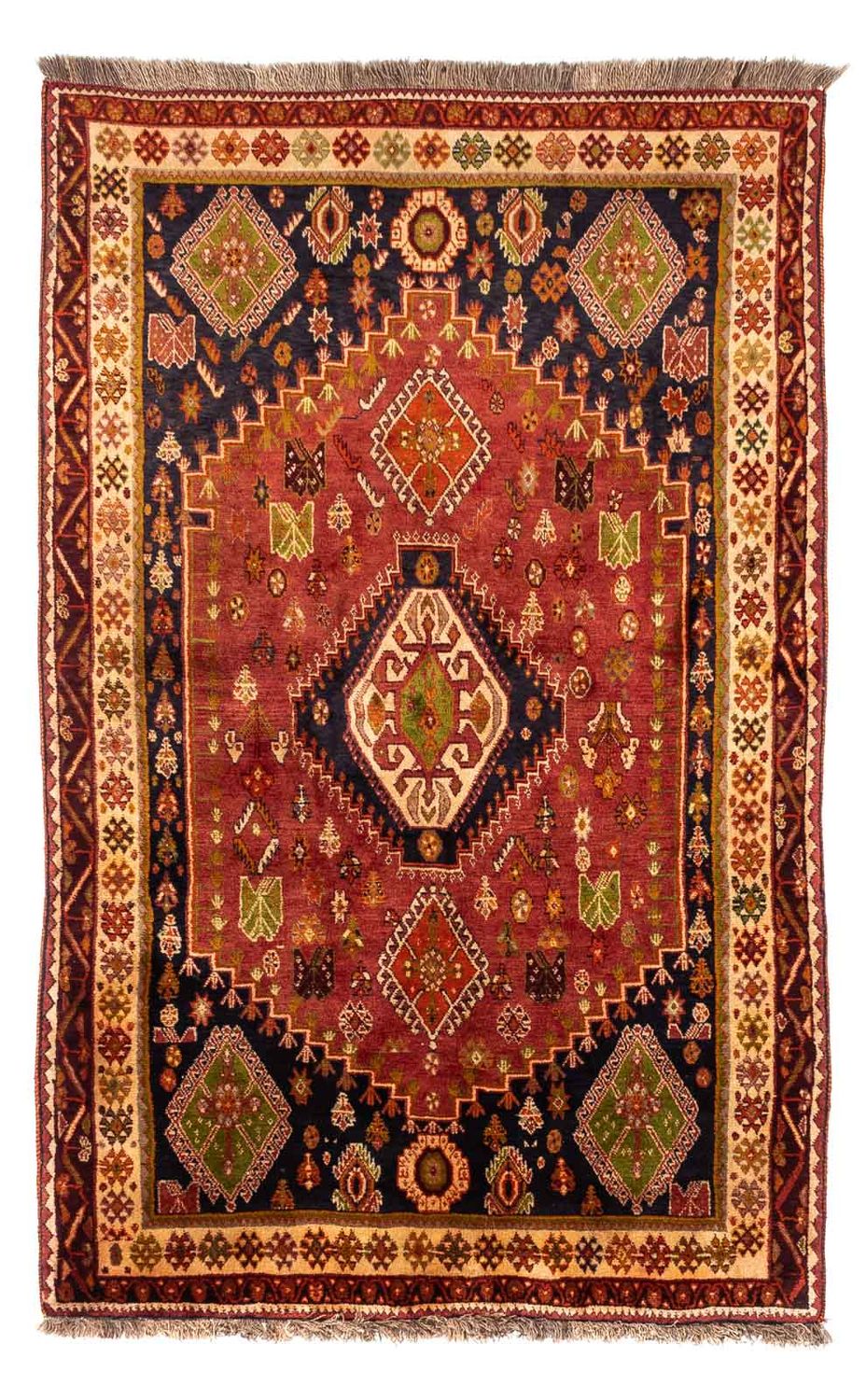 Persisk tæppe - Nomadisk - 230 x 145 cm - rust