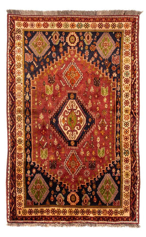 Persisk tæppe - Nomadisk - 230 x 145 cm - rust