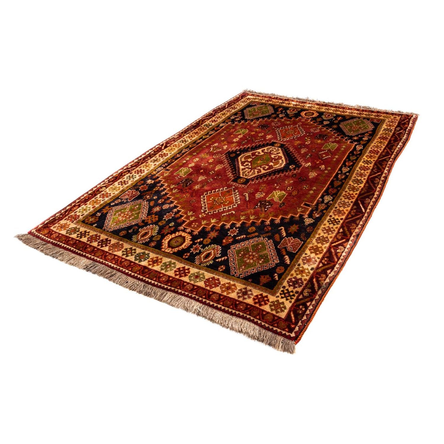 Persisk tæppe - Nomadisk - 230 x 145 cm - rust