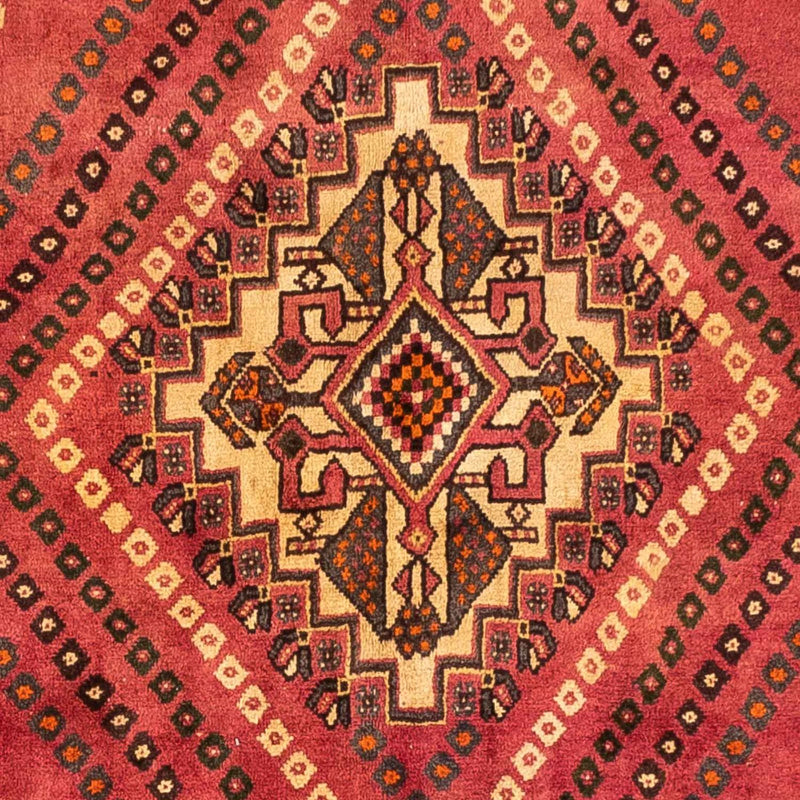 Persisk tæppe - Nomadisk - 270 x 175 cm - lysrød