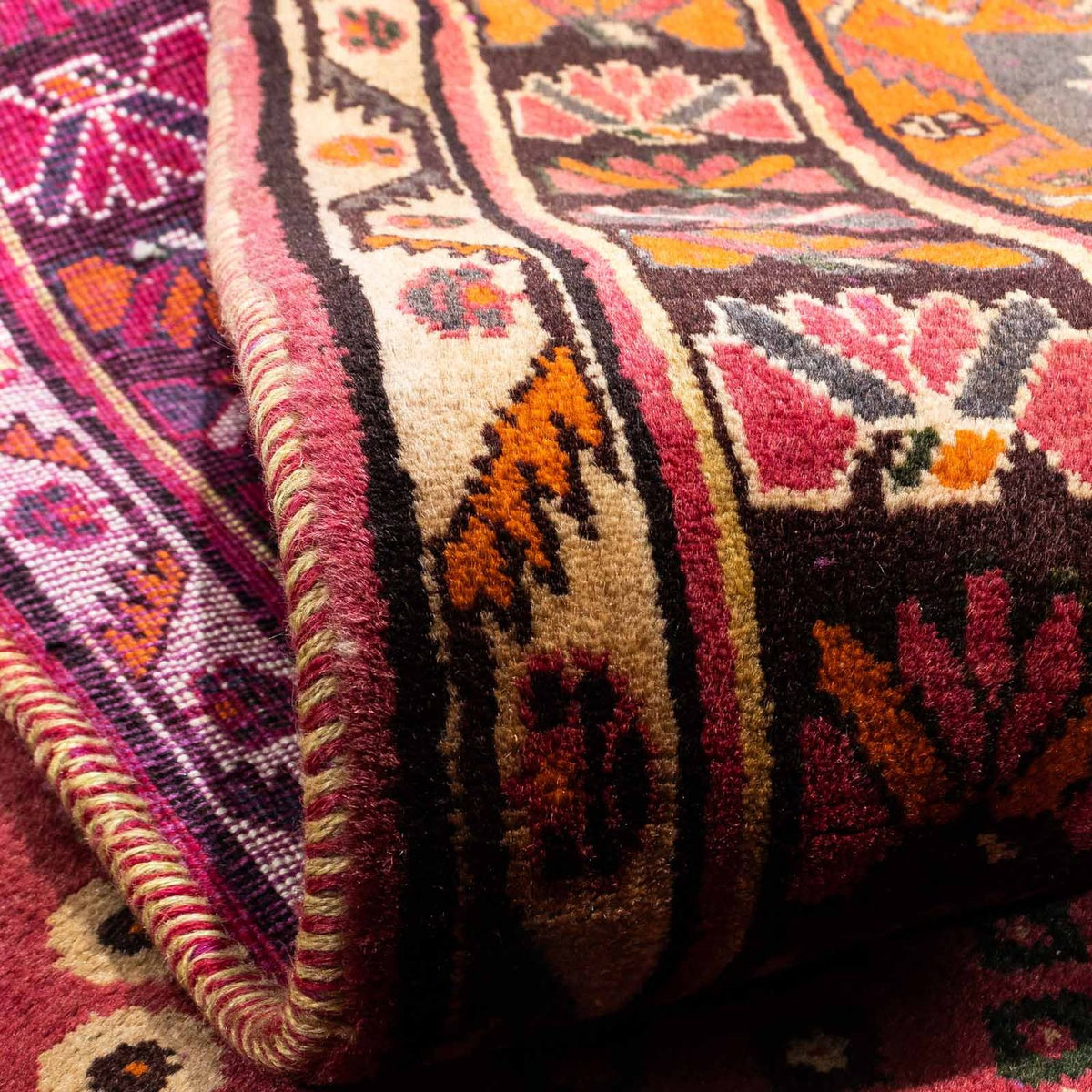 Persisk tæppe - Nomadisk - 270 x 175 cm - lysrød