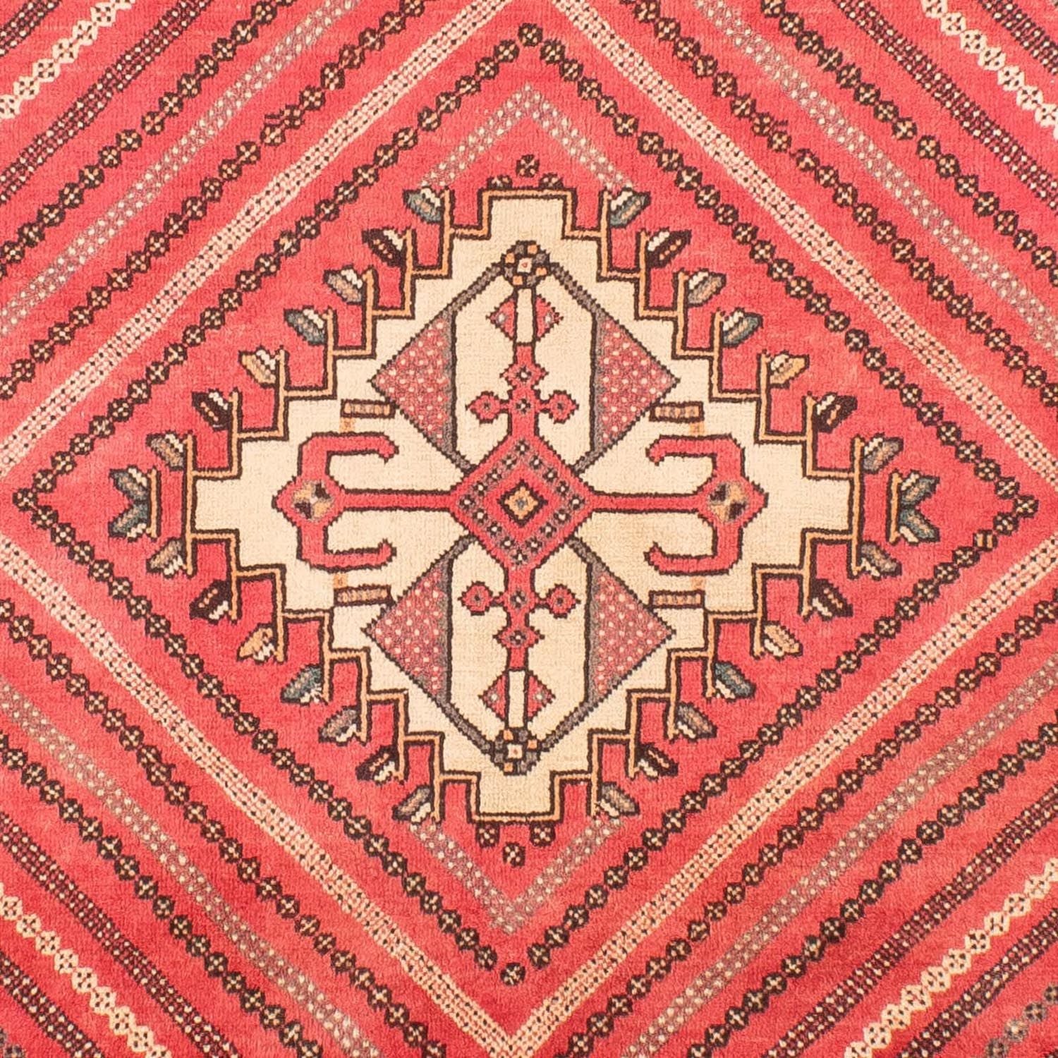 Persisk tæppe - Nomadisk - 289 x 213 cm - rød