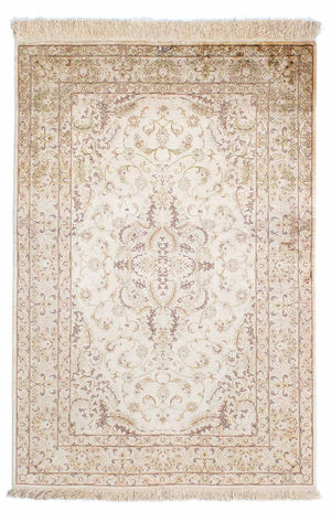 Persisk tæppe - Ghom - 147 x 99 cm - beige