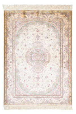 Persisk tæppe - Ghom - 143 x 103 cm - beige