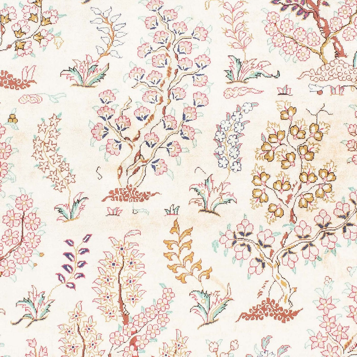 Persisk tæppe - Ghom - 146 x 104 cm - beige