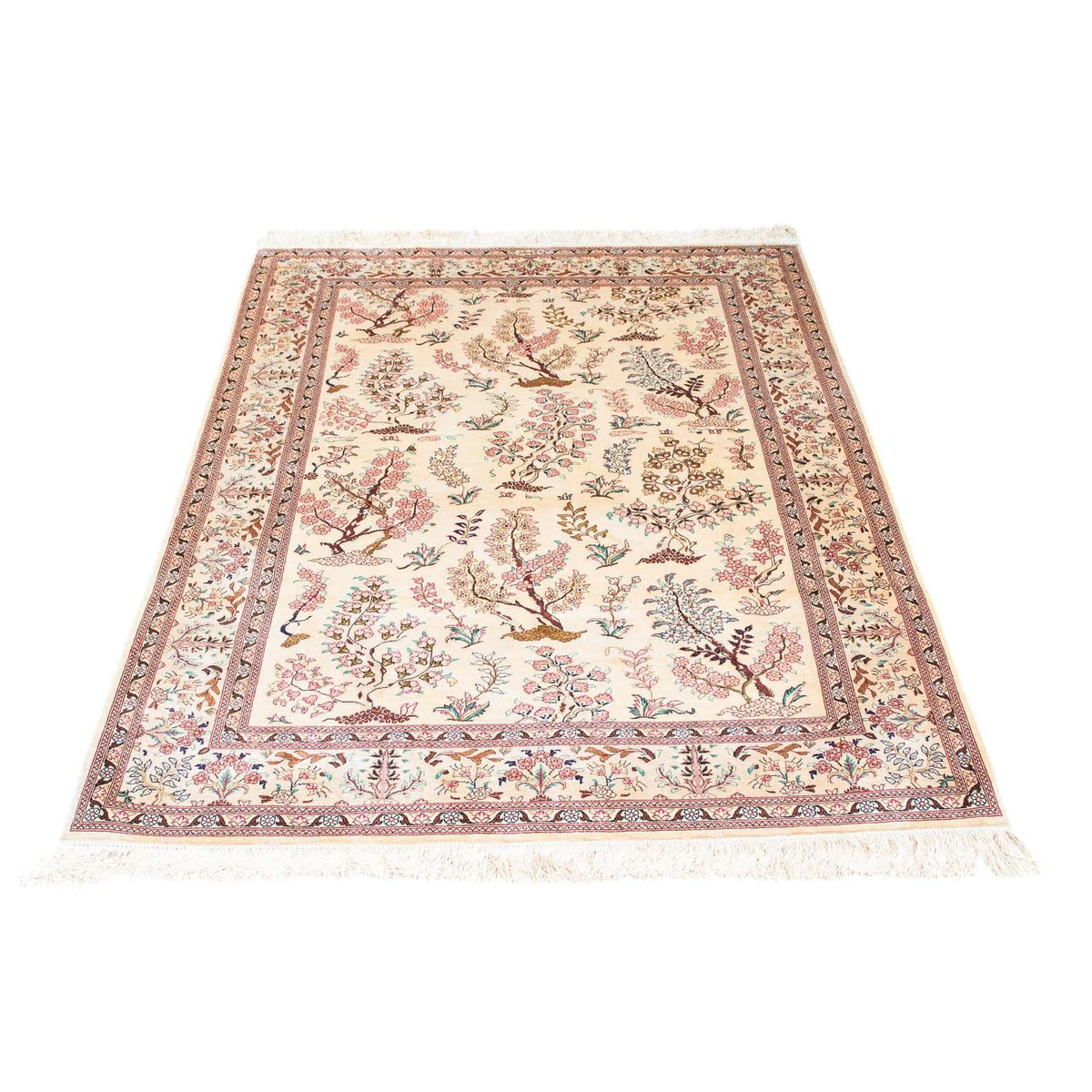 Persisk tæppe - Ghom - 146 x 104 cm - beige