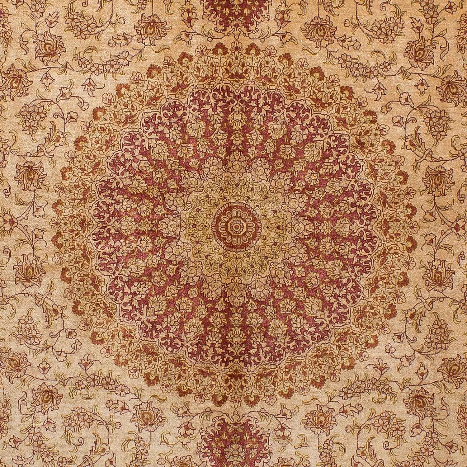Silketæppe - Ghom Silk - Premium - 237 x 154 cm - brun