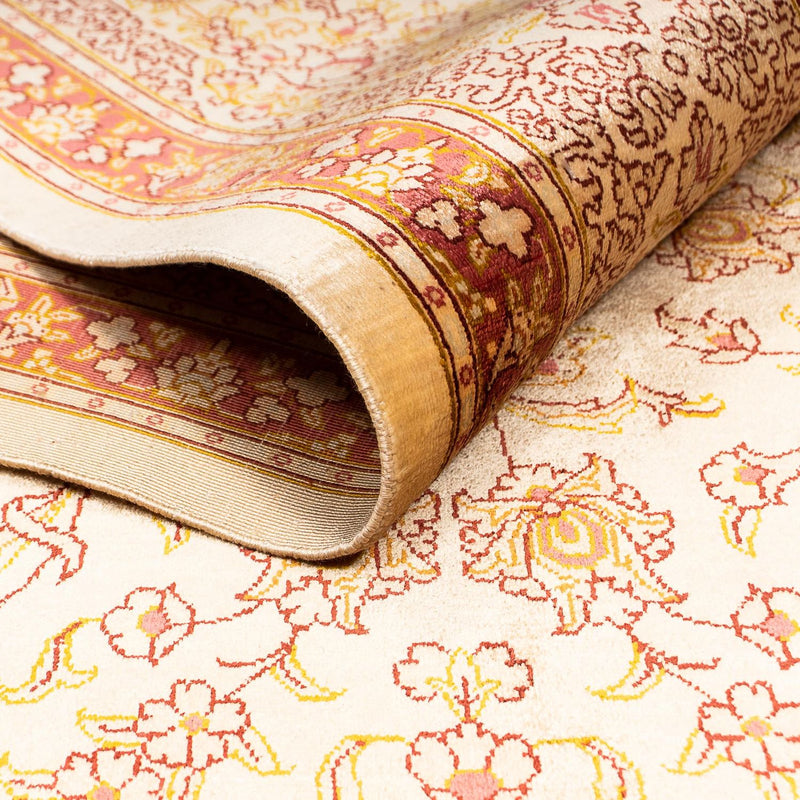 Silketæppe - Ghom Silk - Premium - 237 x 154 cm - brun