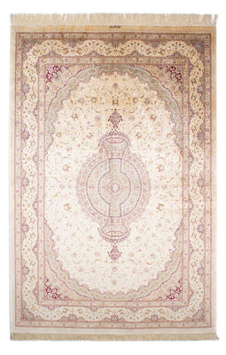 Persisk tæppe - Ghom - 233 x 158 cm - beige
