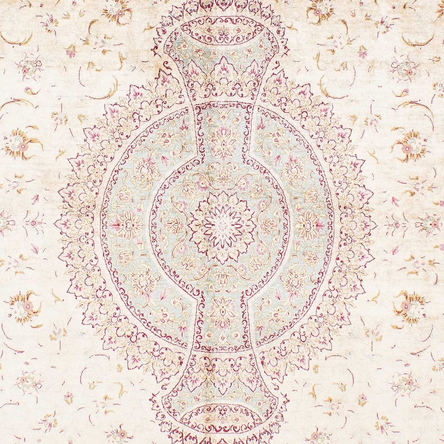 Persisk tæppe - Ghom - 233 x 158 cm - beige