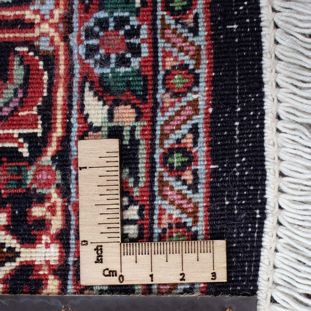 Persisk tæppe - Bijar - 210 x 136 cm - lysrød