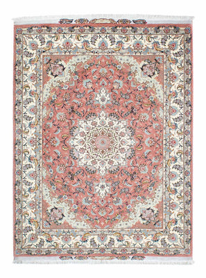 Persisk tæppe - Tabriz - Royal - 204 x 154 cm - pink
