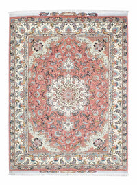 Persisk tæppe - Tabriz - Royal - 204 x 154 cm - pink