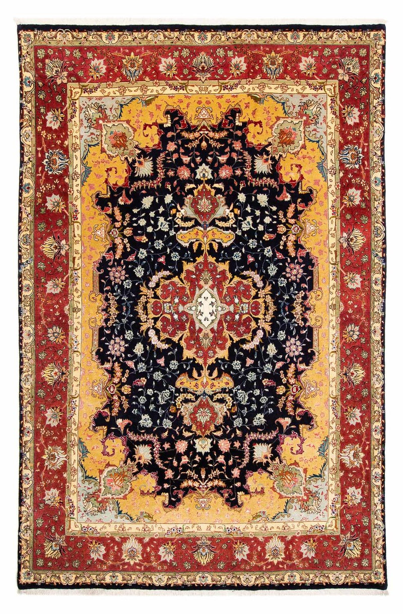 Persisk tæppe - Tabriz - Royal - 288 x 190 cm - mørkeblå