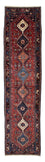 Løber Persisk tæppe - Nomadisk - 370 x 84 cm - mørkerød