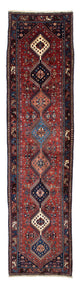 Løber Persisk tæppe - Nomadisk - 370 x 84 cm - mørkerød