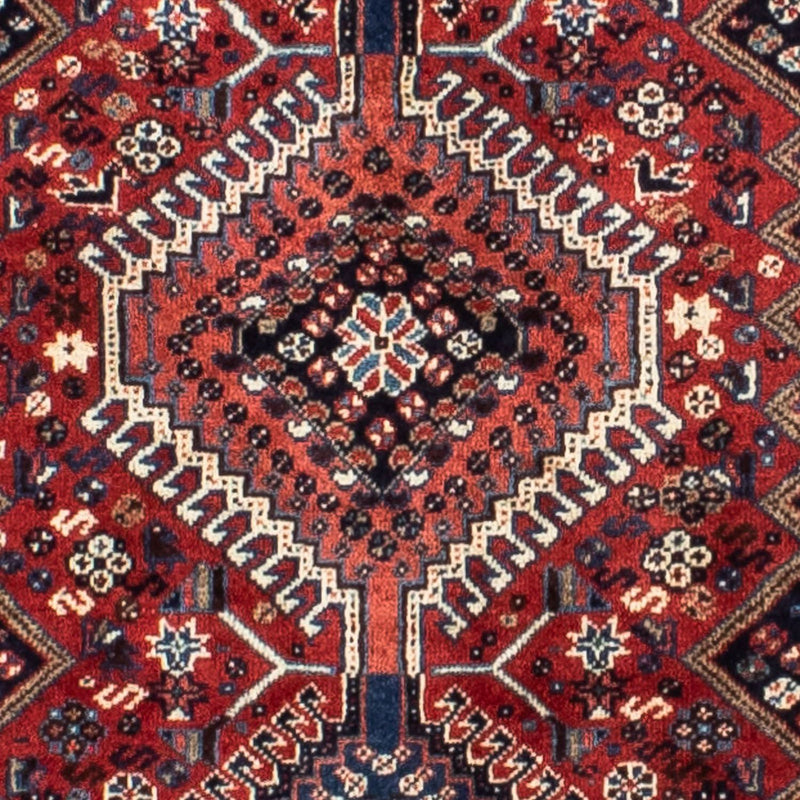 Løber Persisk tæppe - Nomadisk - 368 x 80 cm - mørkerød