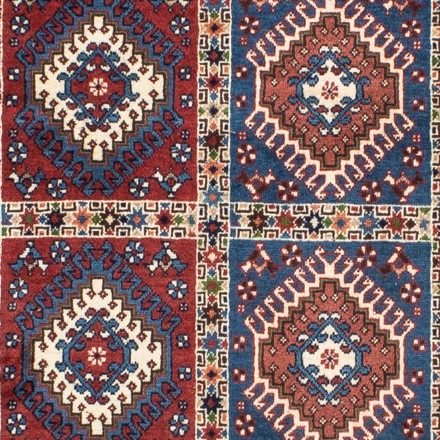 Løber Persisk tæppe - Nomadisk - 398 x 83 cm - flerfarvet