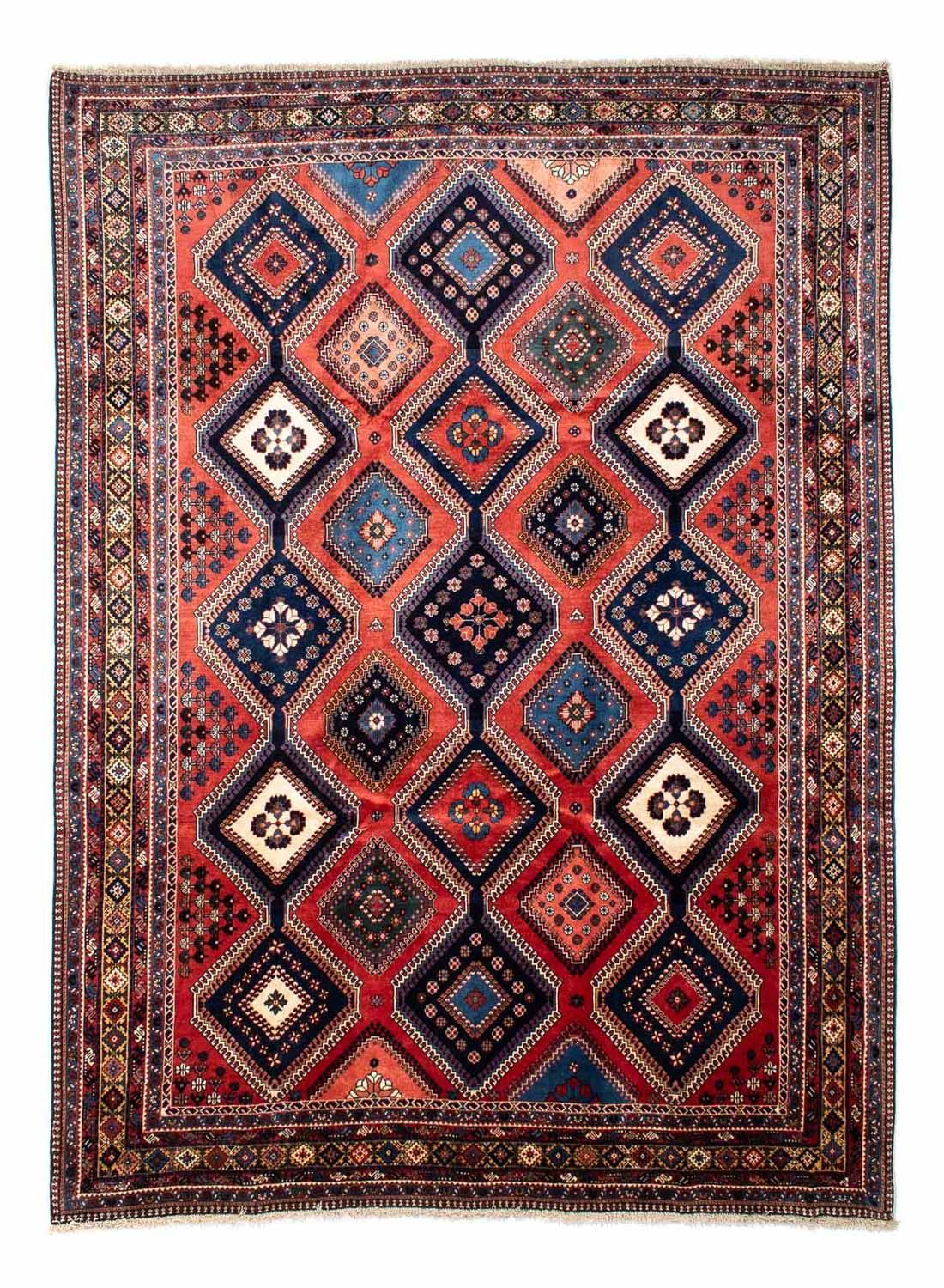 Persisk tæppe - Nomadisk - 340 x 253 cm - rød
