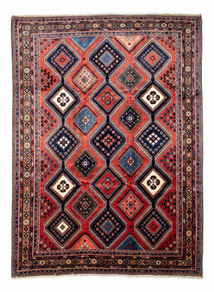 Persisk tæppe - Nomadisk - 340 x 253 cm - rød