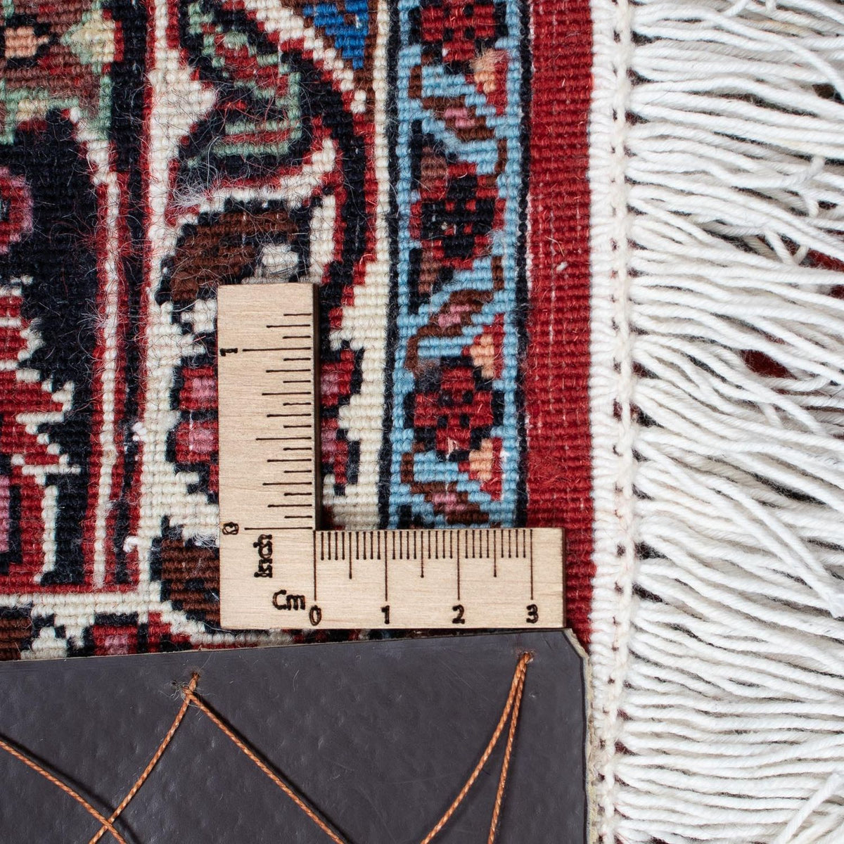 Persisk tæppe - Bijar - 200 x 131 cm - lysrød