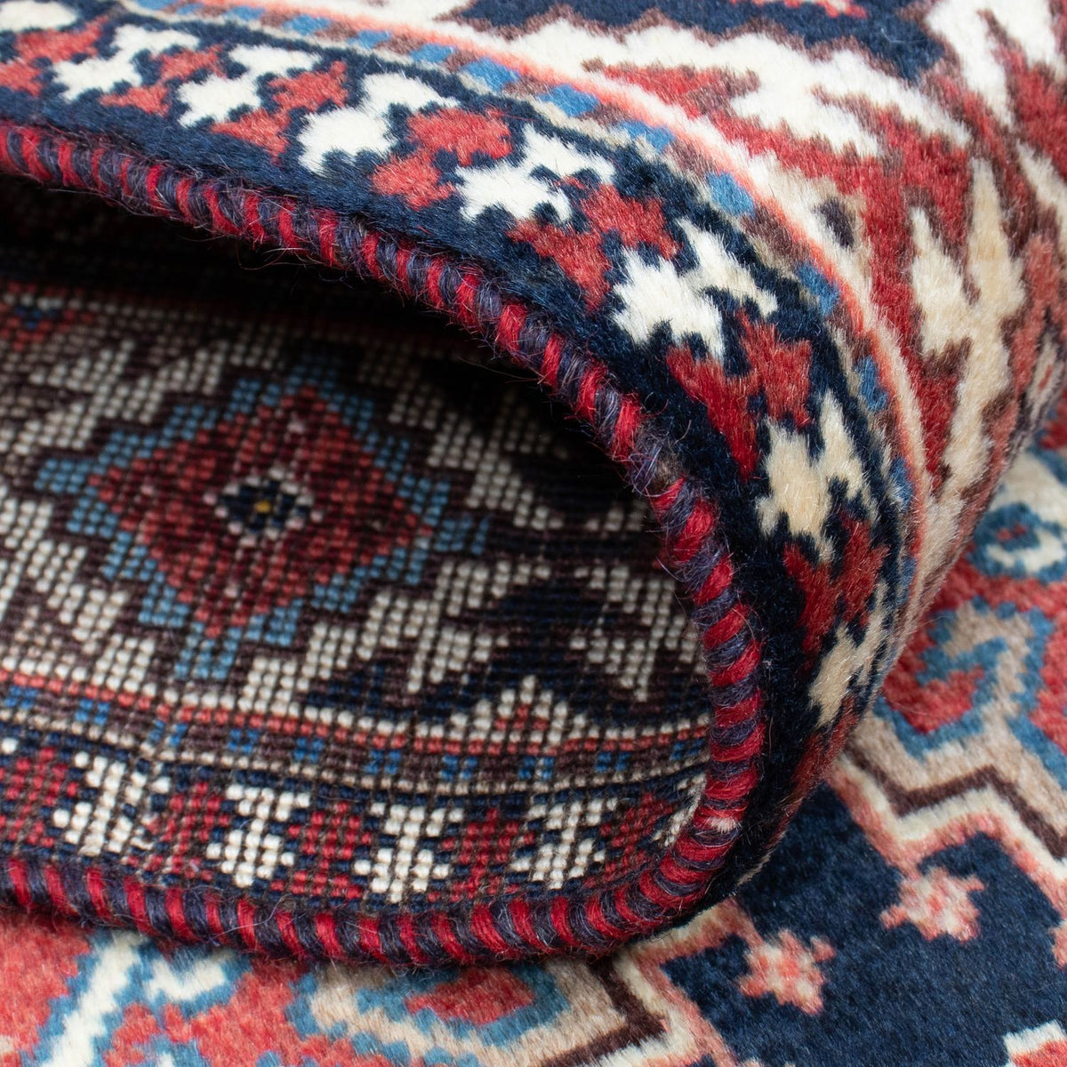 Løber Persisk tæppe - Nomadisk - 292 x 80 cm - lysrød