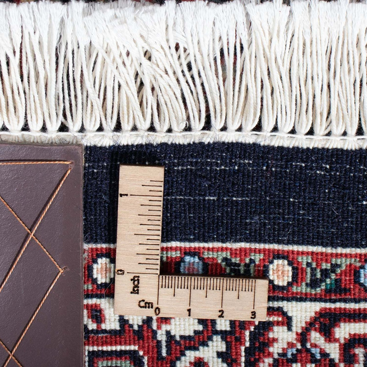 Løber Persisk tæppe - Bijar - 195 x 48 cm - mørkeblå