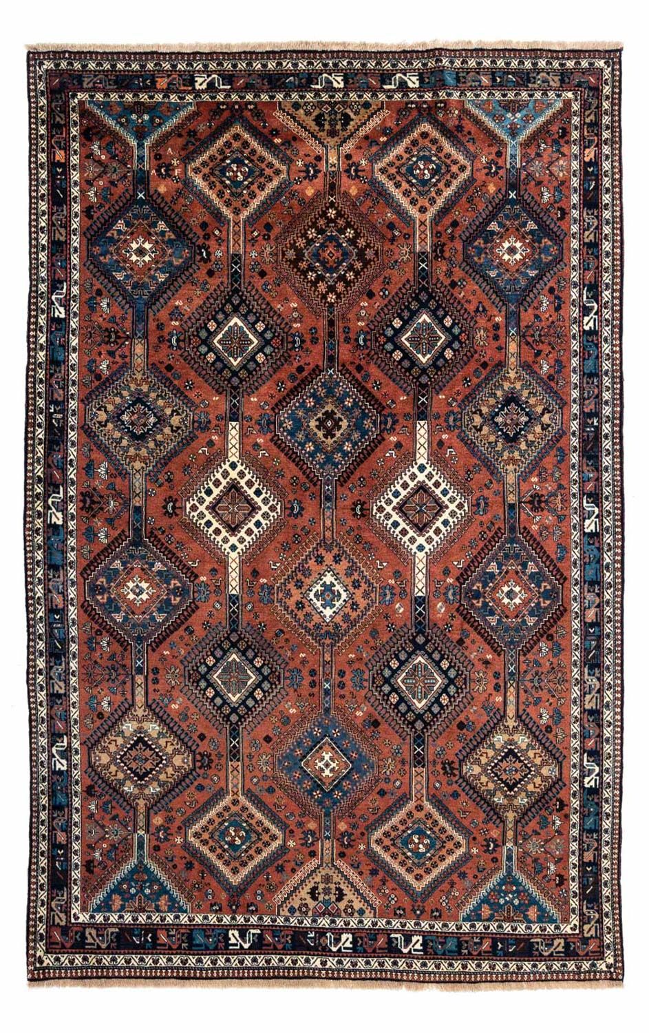 Persisk tæppe - Nomadisk - 322 x 207 cm - brun