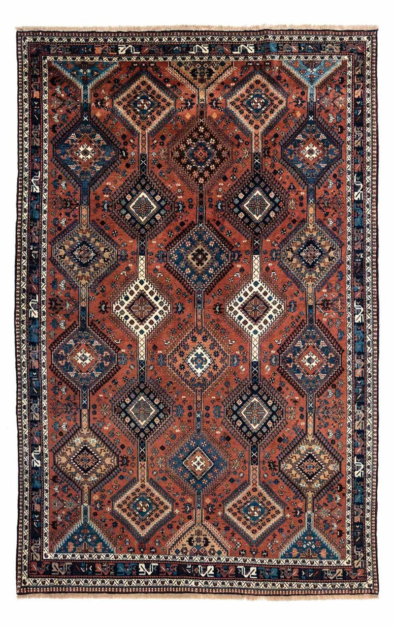 Persisk tæppe - Nomadisk - 322 x 207 cm - brun