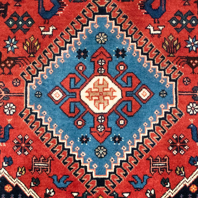 Persisk tæppe - Nomadisk - 195 x 141 cm - rød