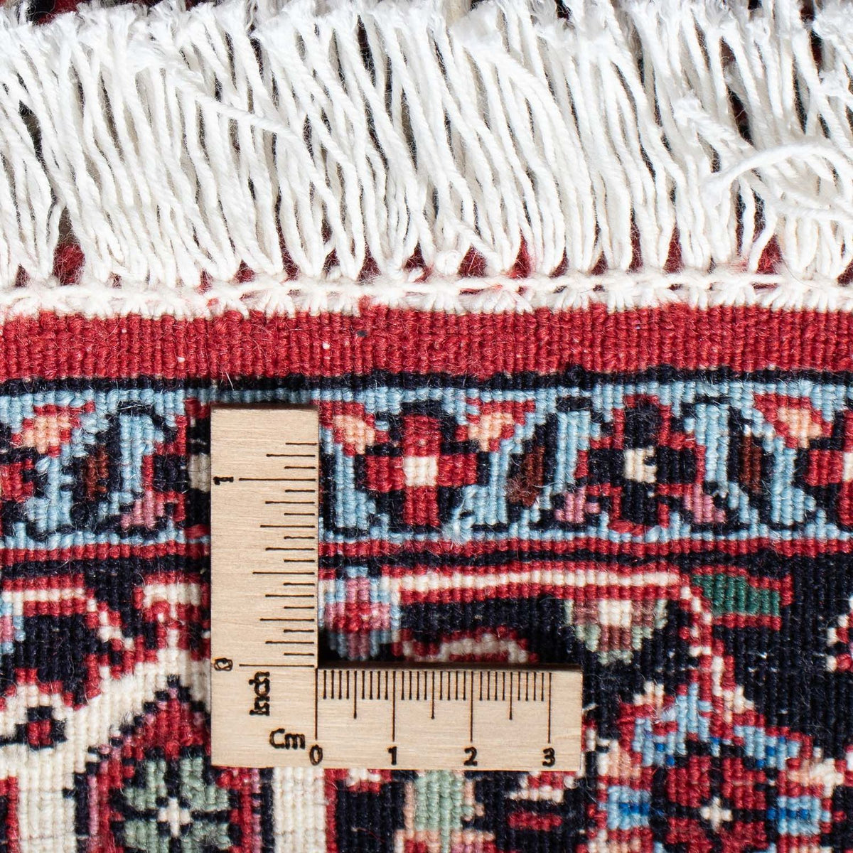 Løber Persisk tæppe - Bijar - 205 x 74 cm - mørkerød