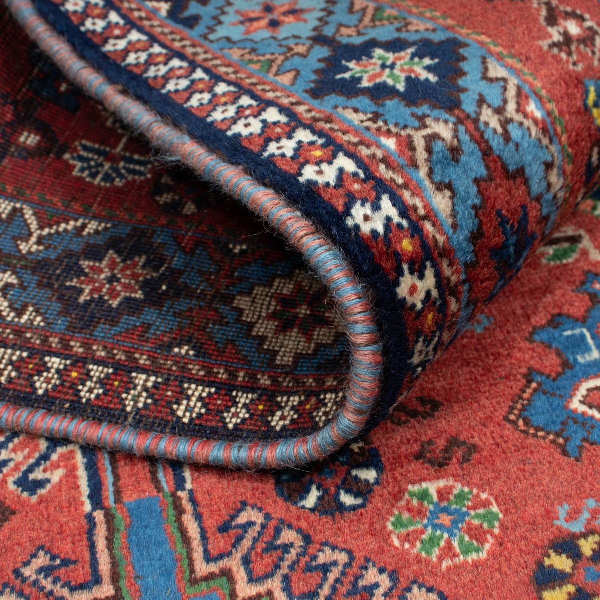 Løber Persisk tæppe - Nomadisk - 193 x 102 cm - lysrød