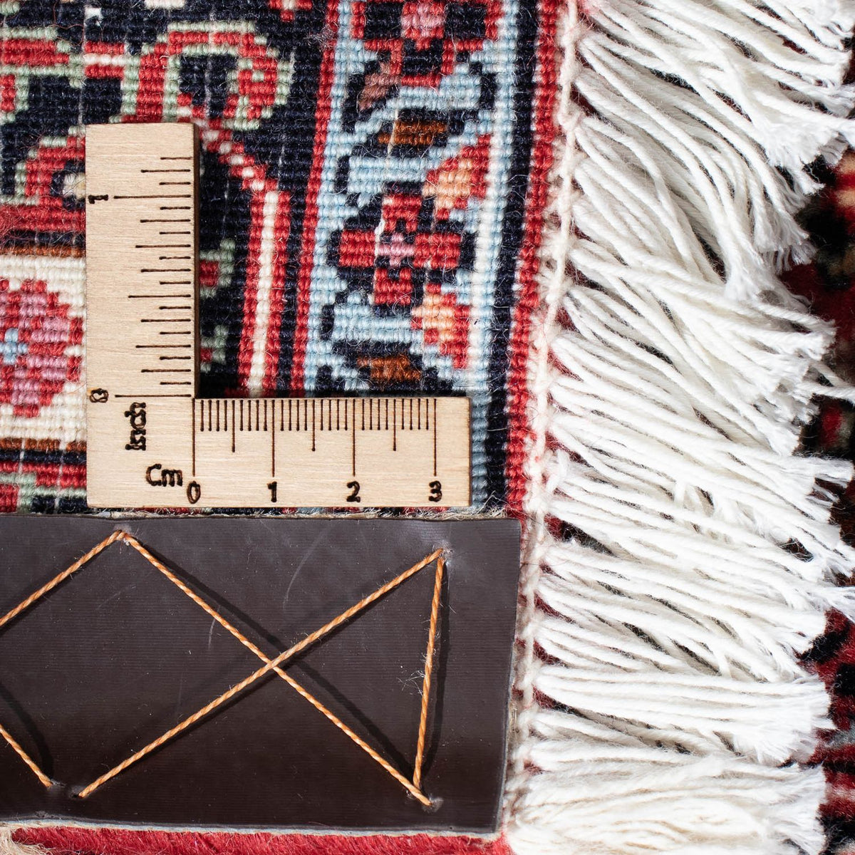 Løber Persisk tæppe - Bijar - 197 x 74 cm - rød