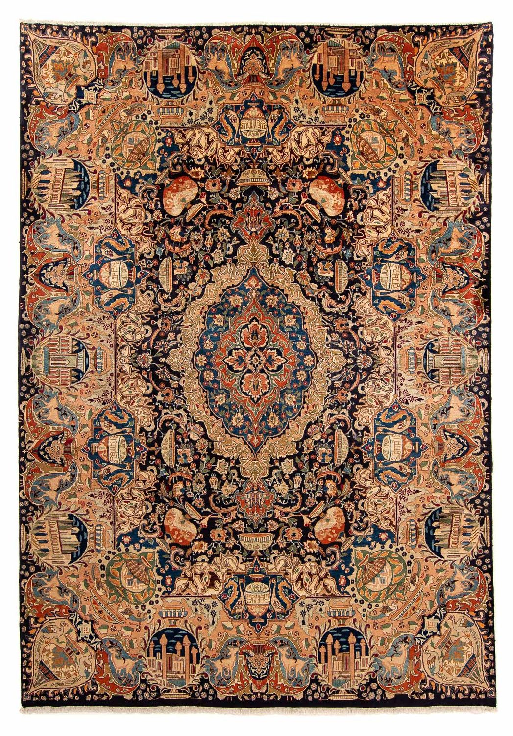 Persisk tæppe - Classic - 387 x 296 cm - flerfarvet