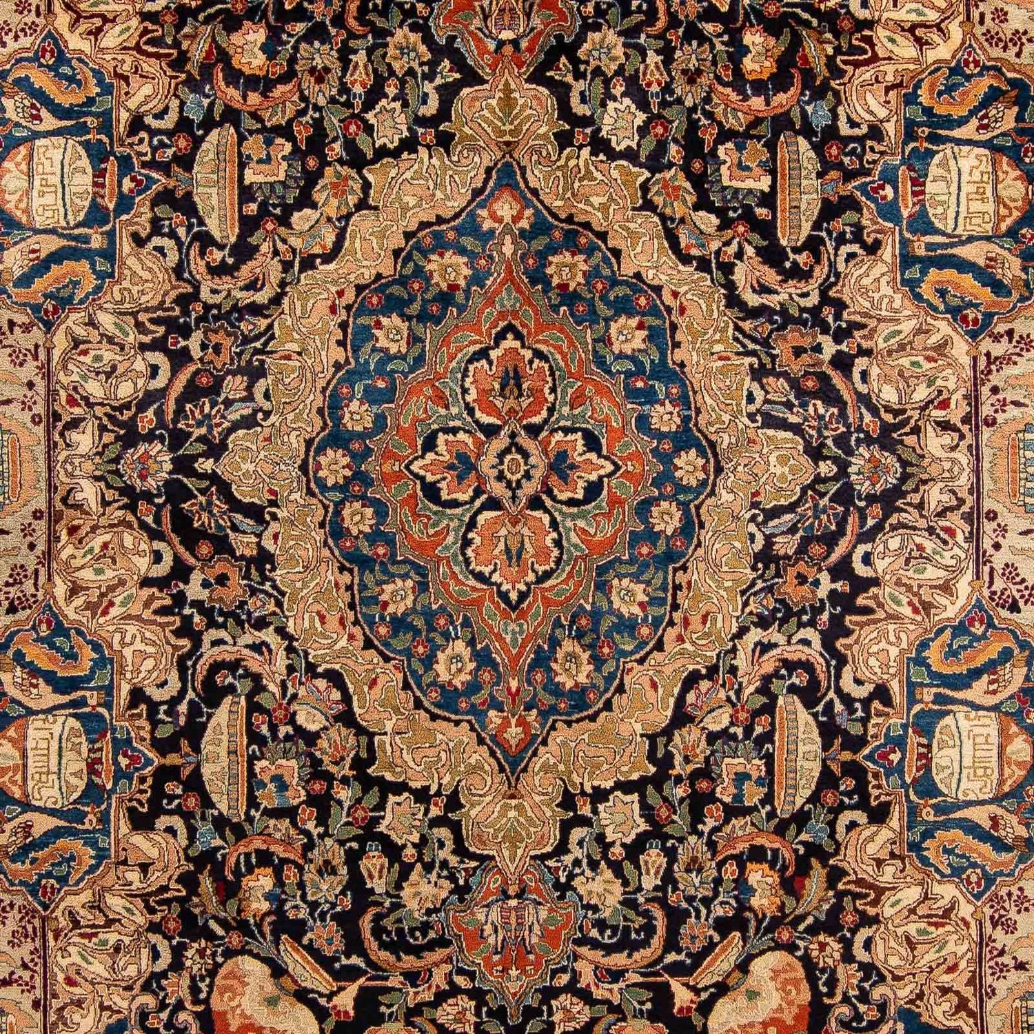 Persisk tæppe - Classic - 387 x 296 cm - flerfarvet