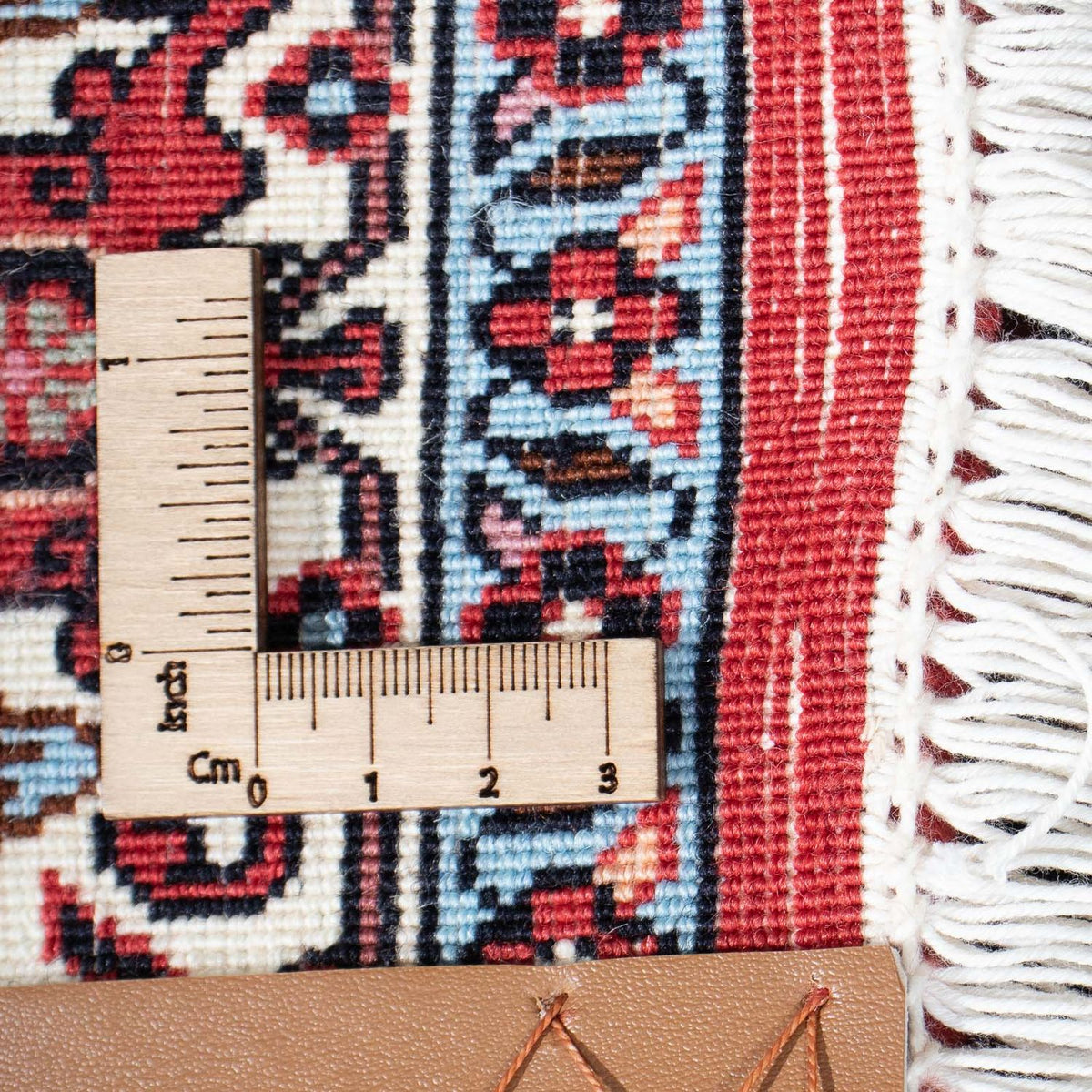 Løber Persisk tæppe - Bijar - 200 x 75 cm - lysrød