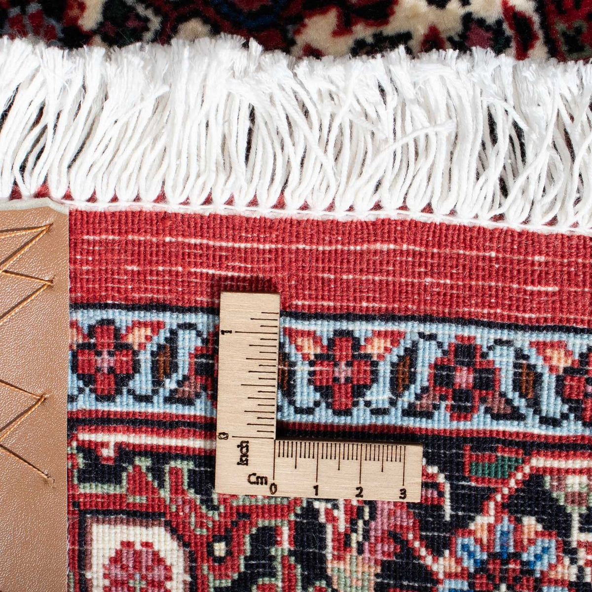 Løber Persisk tæppe - Bijar - 207 x 73 cm - lysrød