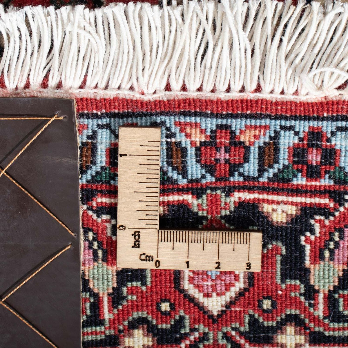 Persisk tæppe - Bijar - 193 x 176 cm - rød