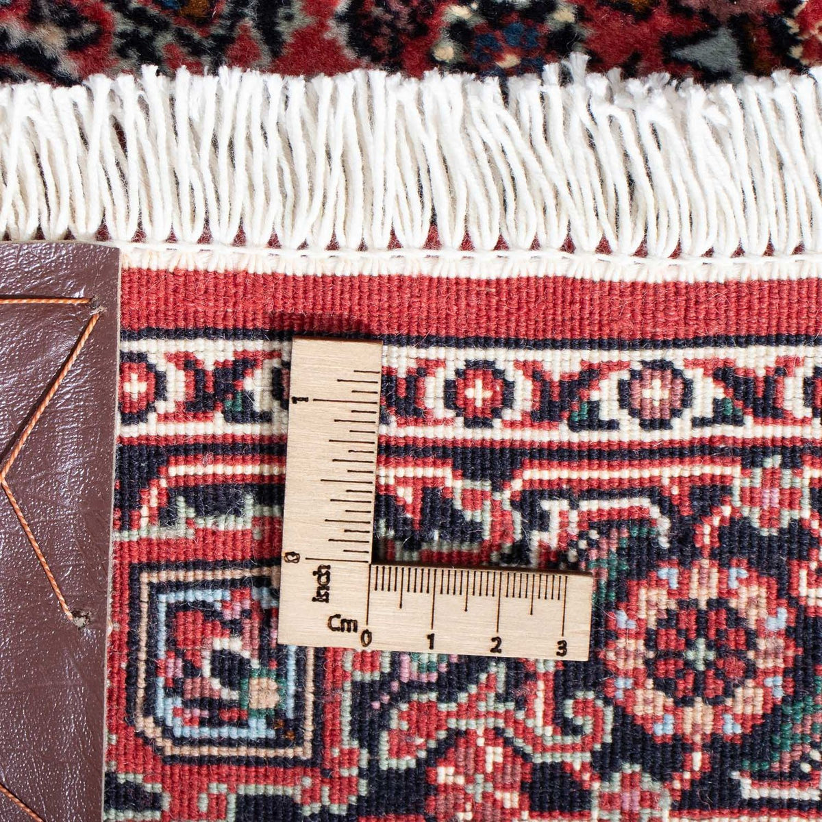 Løber Persisk tæppe - Bijar - 294 x 90 cm - lysrød