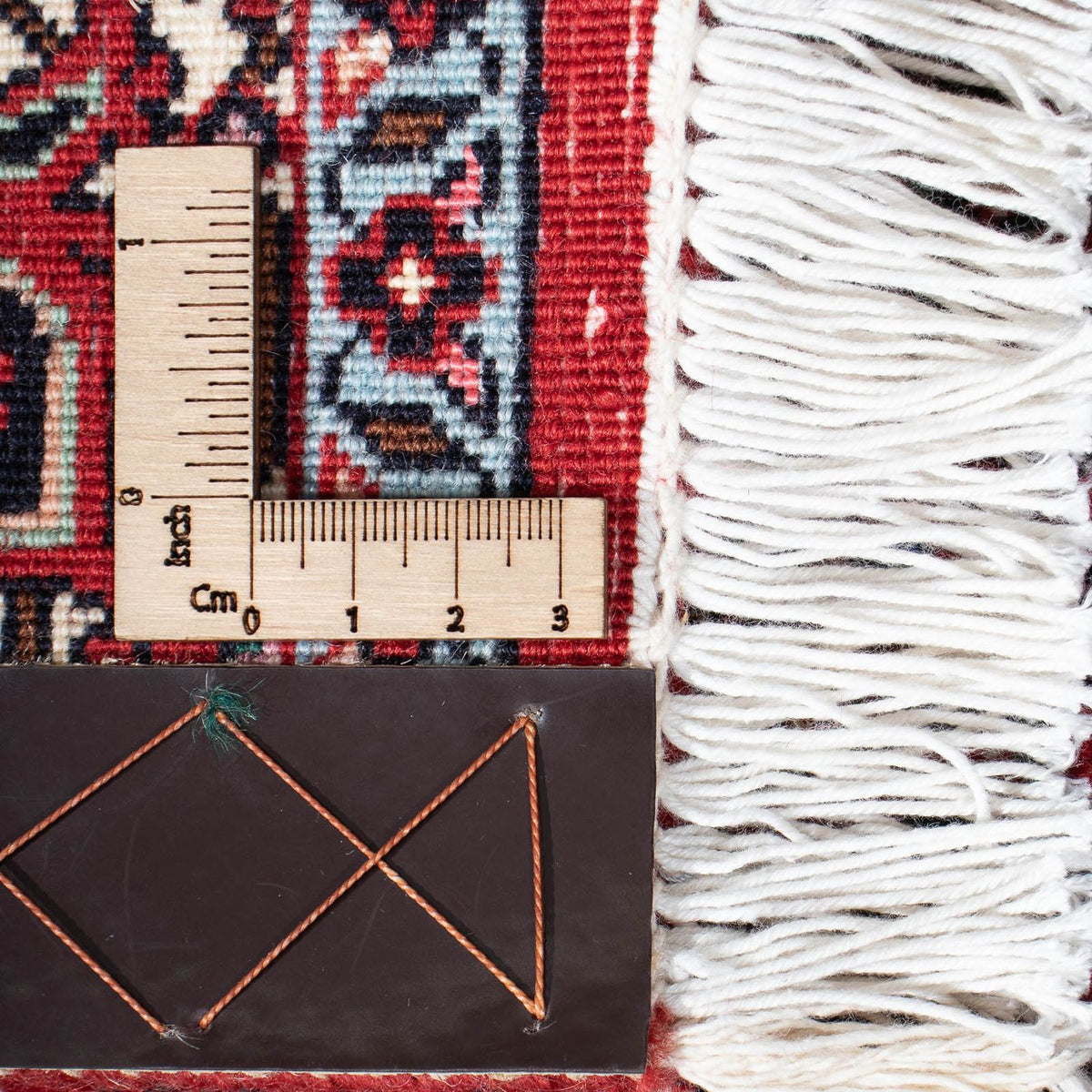 Løber Persisk tæppe - Bijar - 310 x 82 cm - lysrød