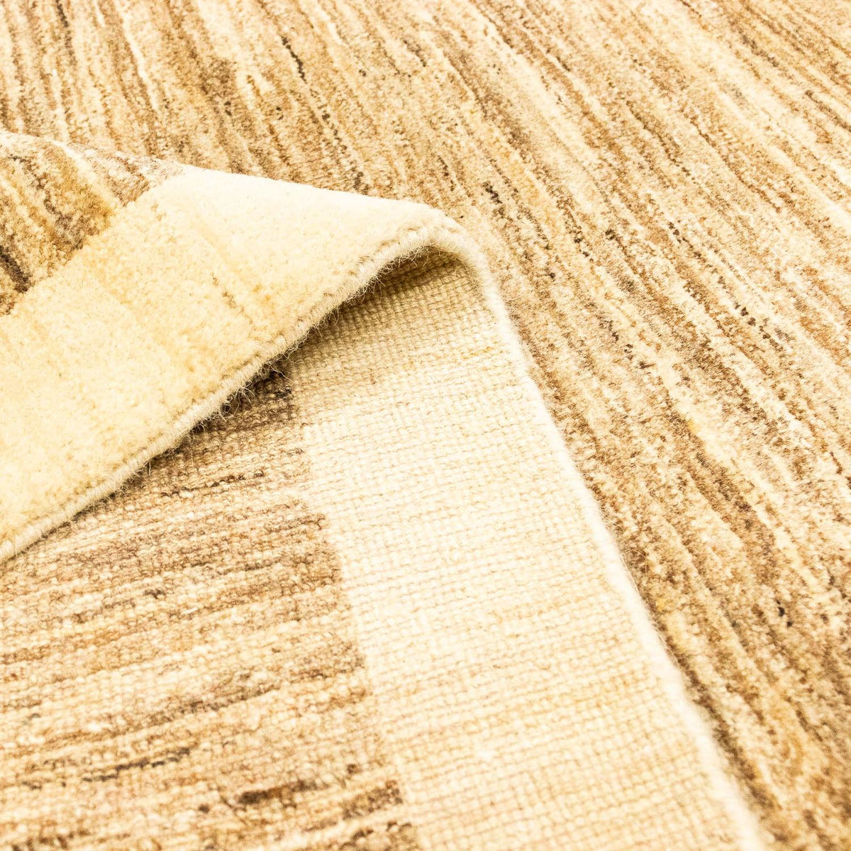 Gabbeh-tæppe - Indus - 169 x 99 cm - lys brun