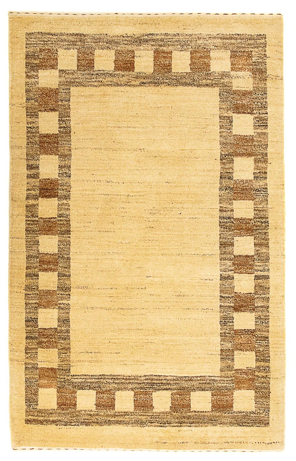Gabbeh-tæppe - Indus - 123 x 80 cm - beige