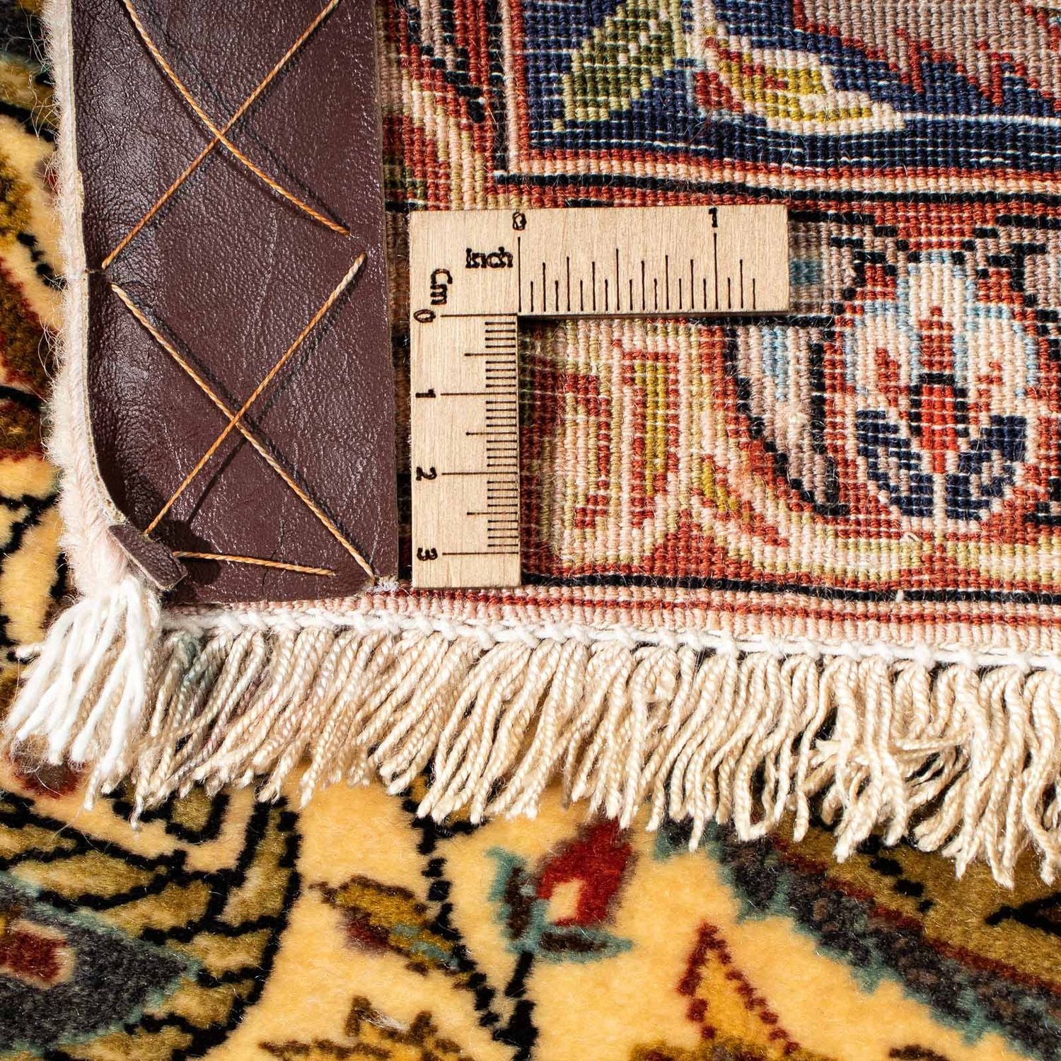 Silketæppe - Ghom Silk - Premium - 195 x 135 cm - lys beige