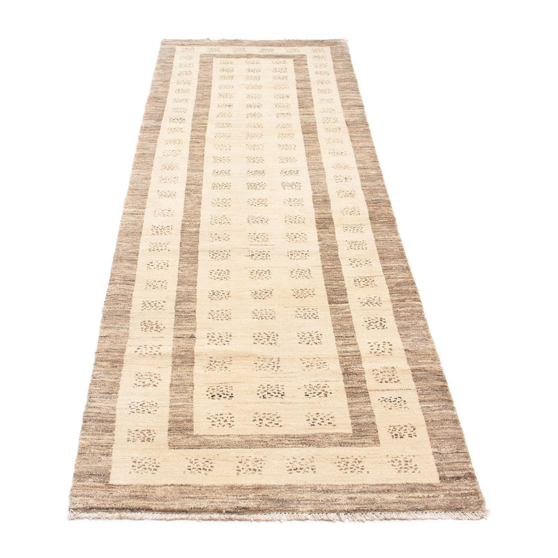 Løber Gabbeh Tæppe - Loribaft Persisk - 295 x 79 cm - beige