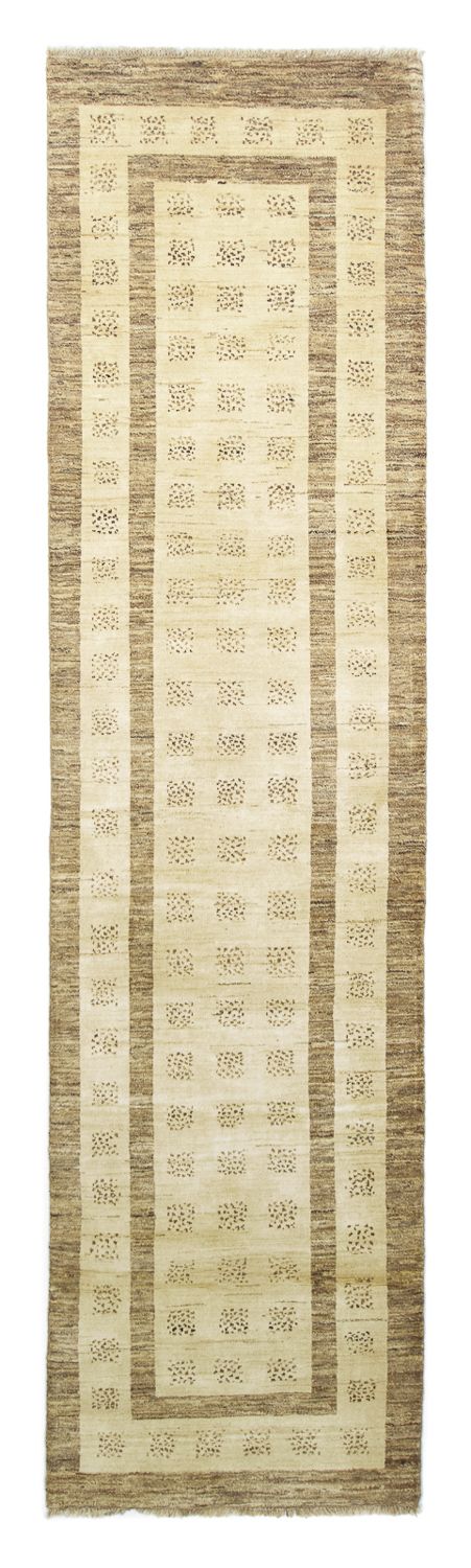 Løber Gabbeh-tæppe - Indus - 295 x 79 cm - beige